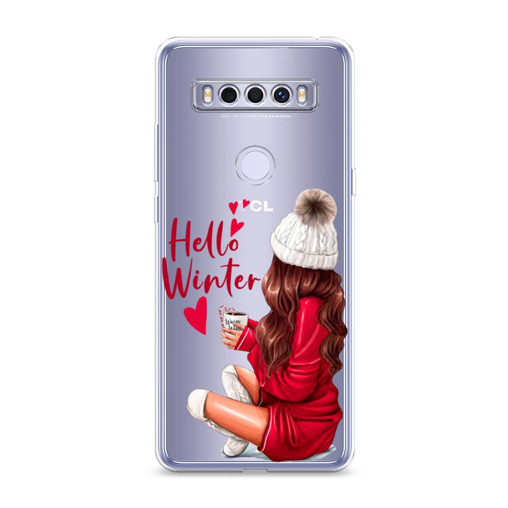 

Чехол для TCL 10 SE "Hello winter", Красный;белый;коричневый, 290150-5