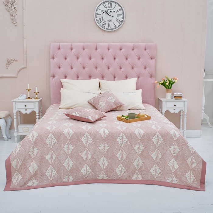 

Покрывало хлопковое Этель «Лес» 150х240±5 см, цвет бежвый, 100%хлопок, 300гр/м2, Cotton