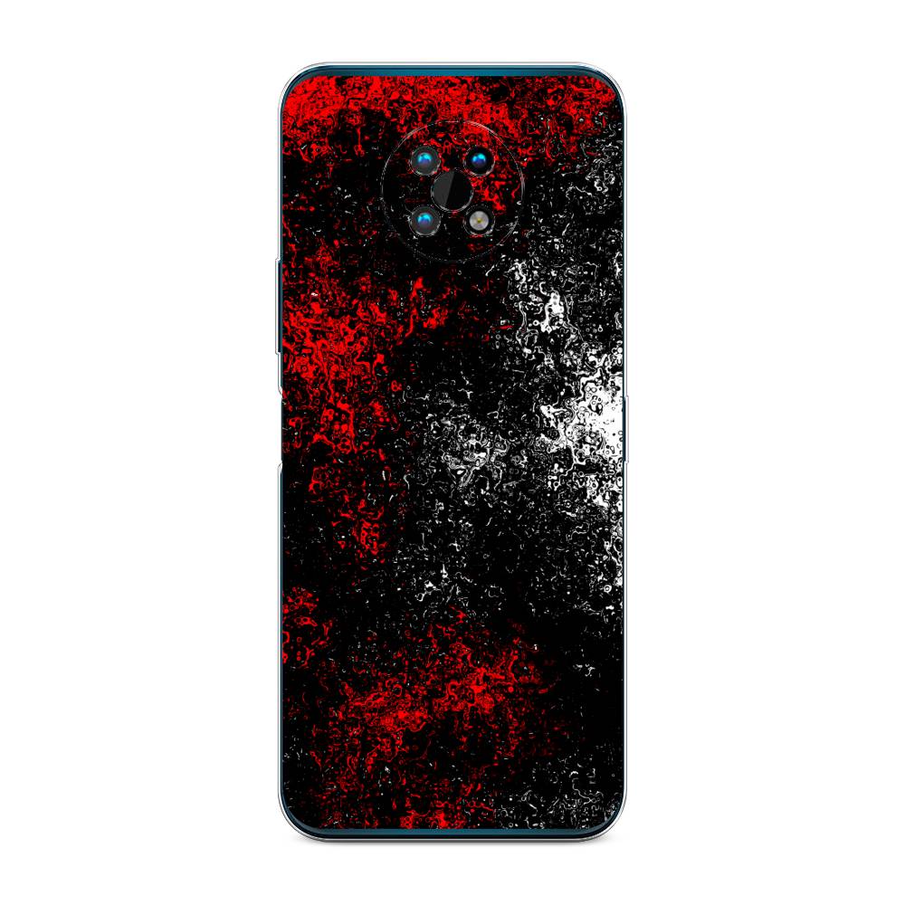 

Чехол на Nokia G50 "Монотипия", Красный;черный;белый, 124950-3