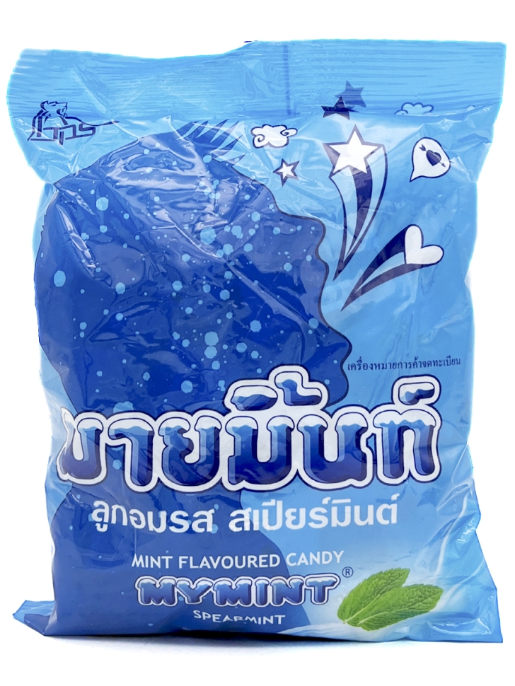 Конфета Boonprasert My Mint Spearmint Flavoured жевательная со вкусом перечной мяты, 280 г