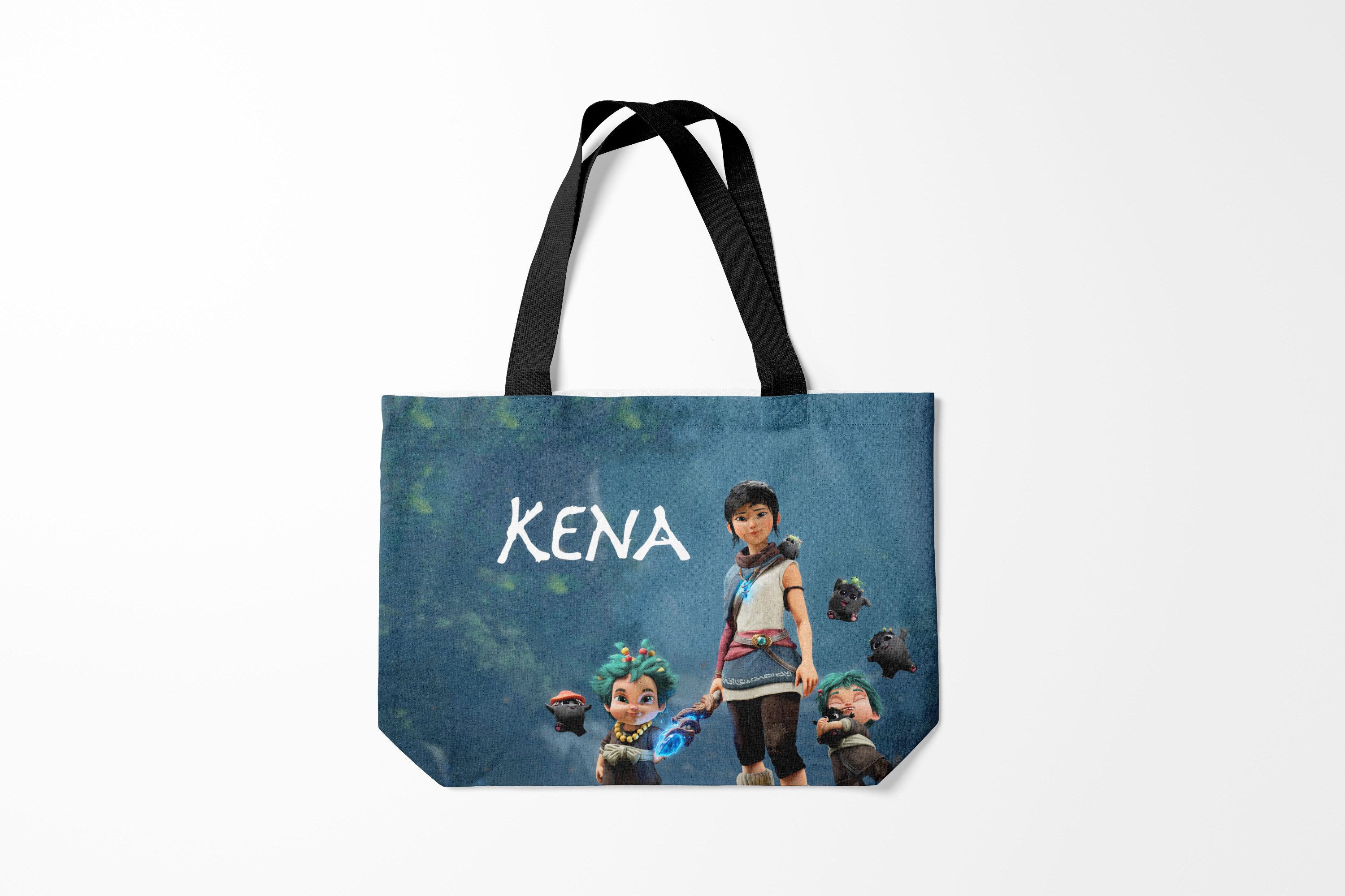 

Сумка шoппер унисекс Burnettie Разные игры Kena team, синий, Разные игры Kena team