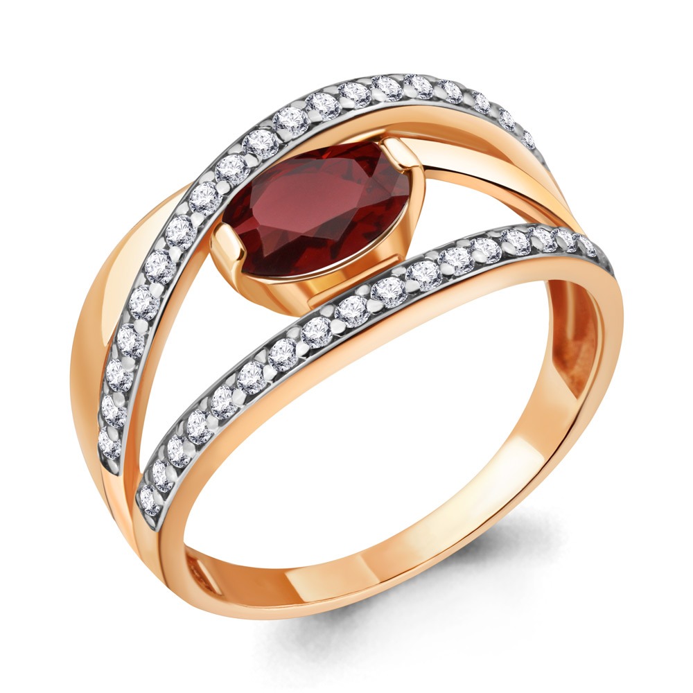 

Кольцо из серебра р. 17,5 AQUAMARINE 6937603А_925_з, 6937603А_925_з