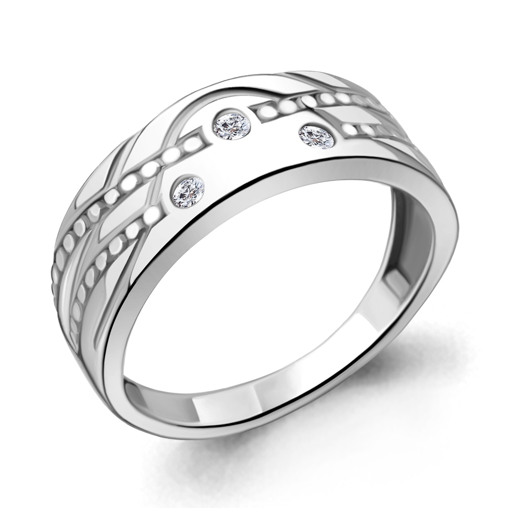 

Кольцо из серебра р. 21 AQUAMARINE 68757А_925_р, 68757А_925_р