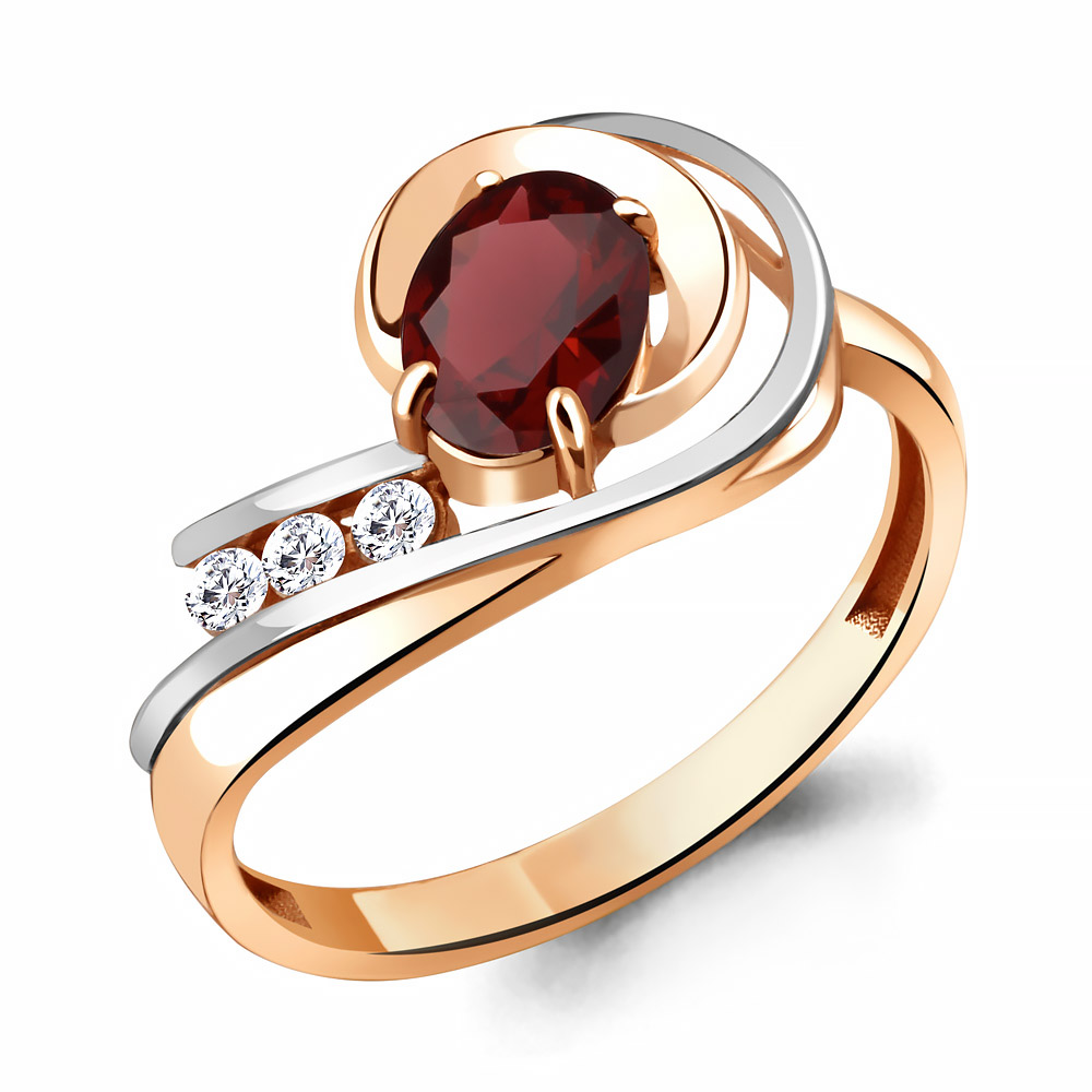 

Кольцо из серебра р. 17,5 AQUAMARINE 6933003А_925_з, 6933003А_925_з