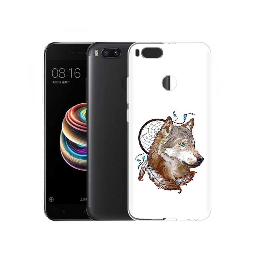 

Чехол MyPads Tocco для Xiaomi Mi 5X волк и ловец снов (PT75177.336.269), Прозрачный, Tocco