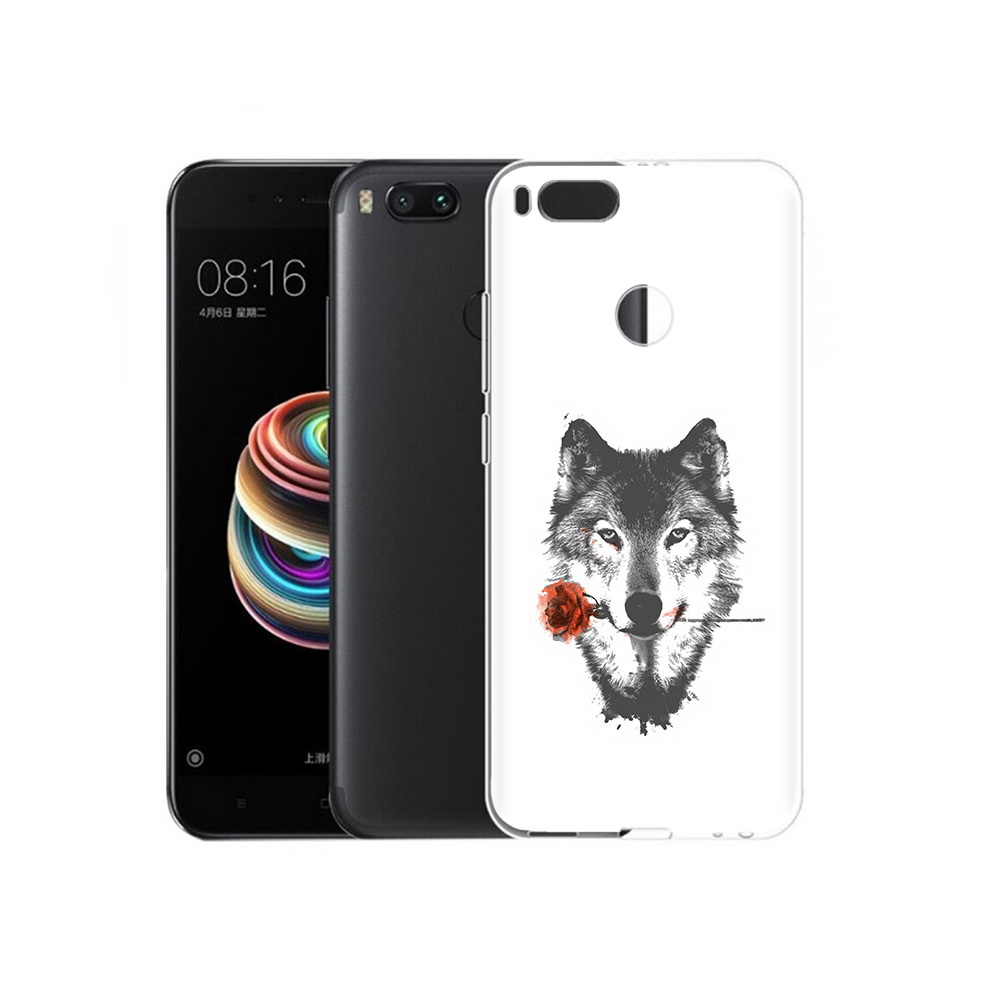 

Чехол MyPads Tocco для Xiaomi Mi 5X волк с розой (PT75177.336.270), Прозрачный, Tocco