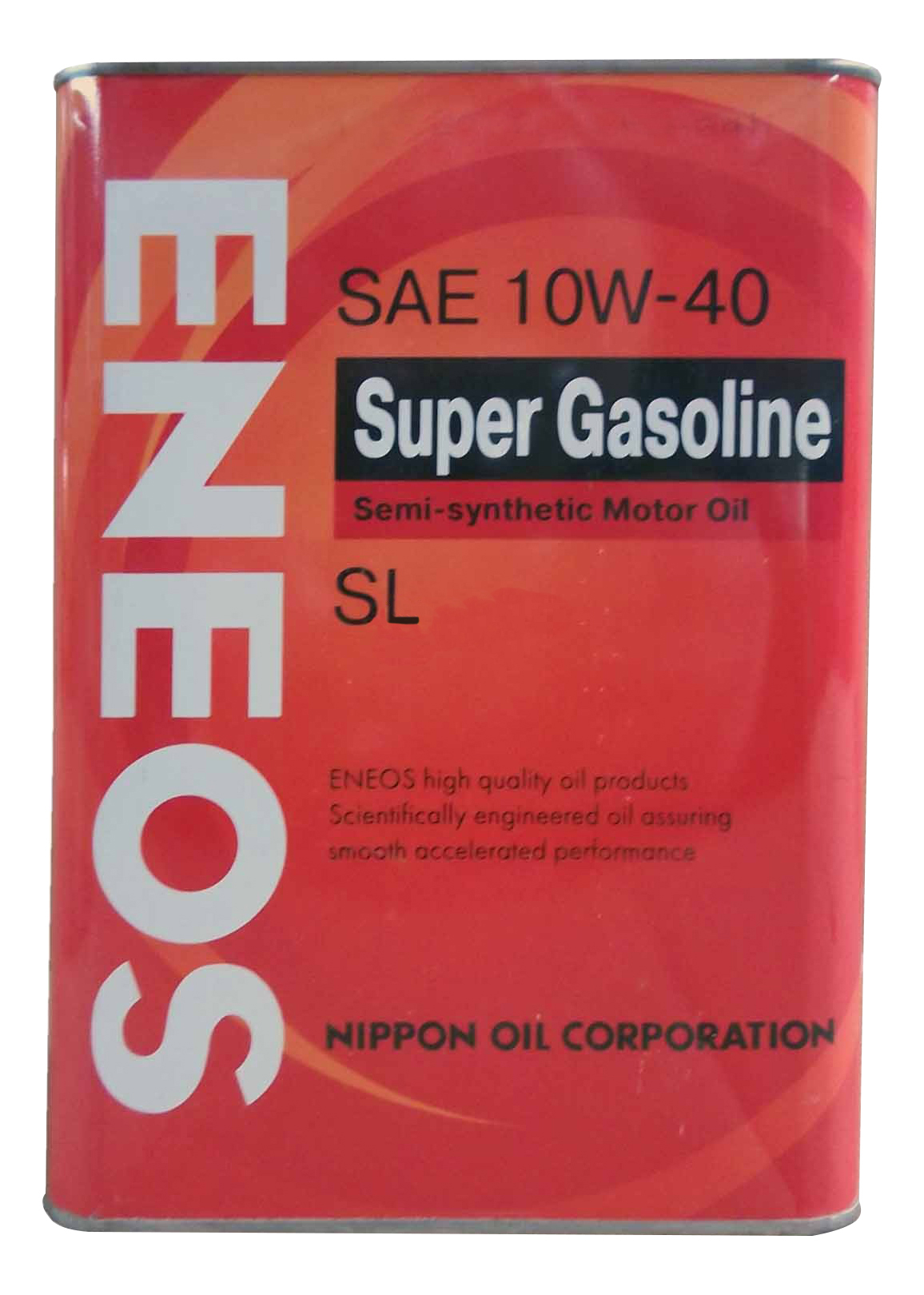 Моторное масло Eneos полусинтетическое 10W40 Super Gasoline Sl 0.94л