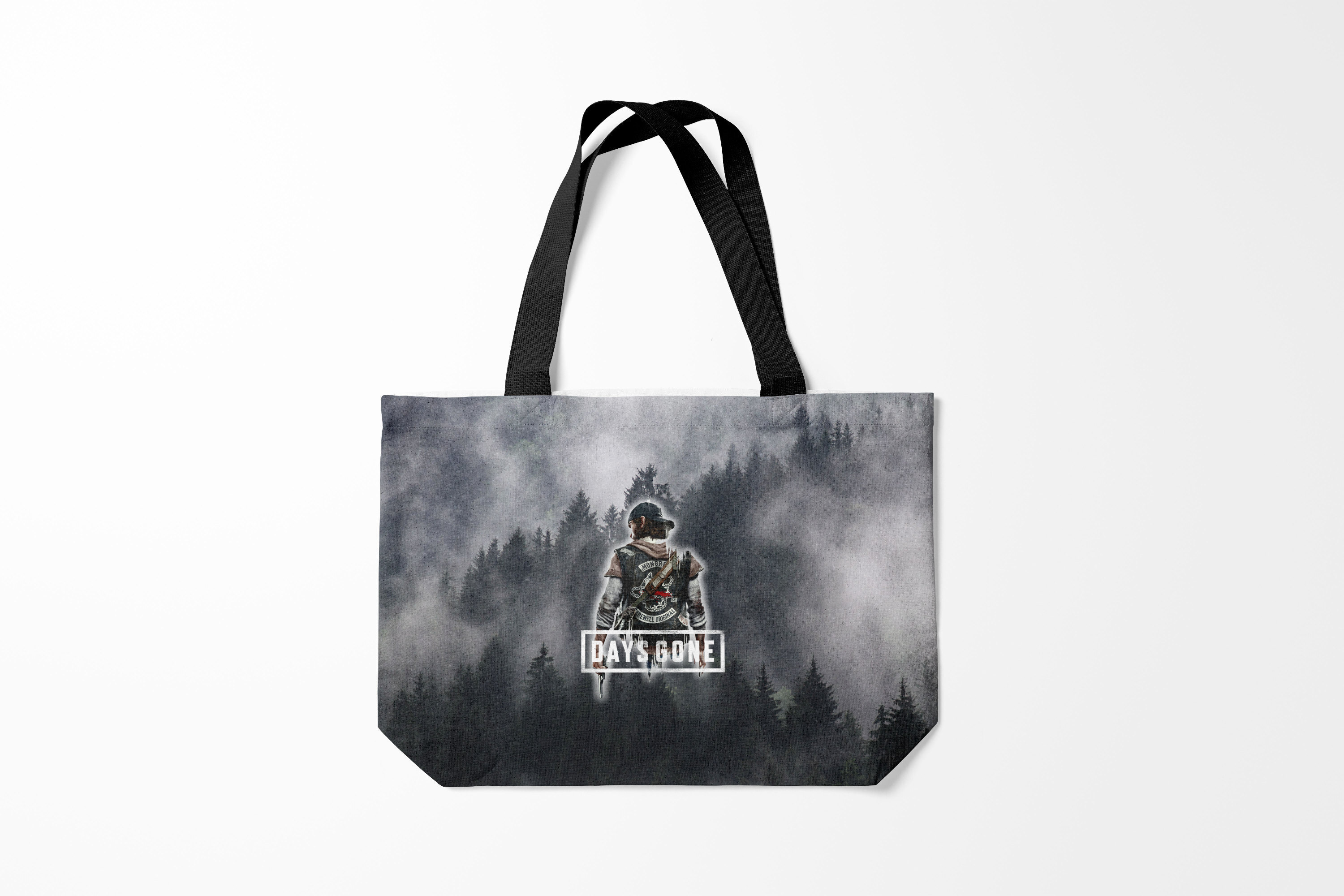 

Сумка шoппер унисекс Burnettie Разные игры Days Gone, серый, Разные игры Days Gone
