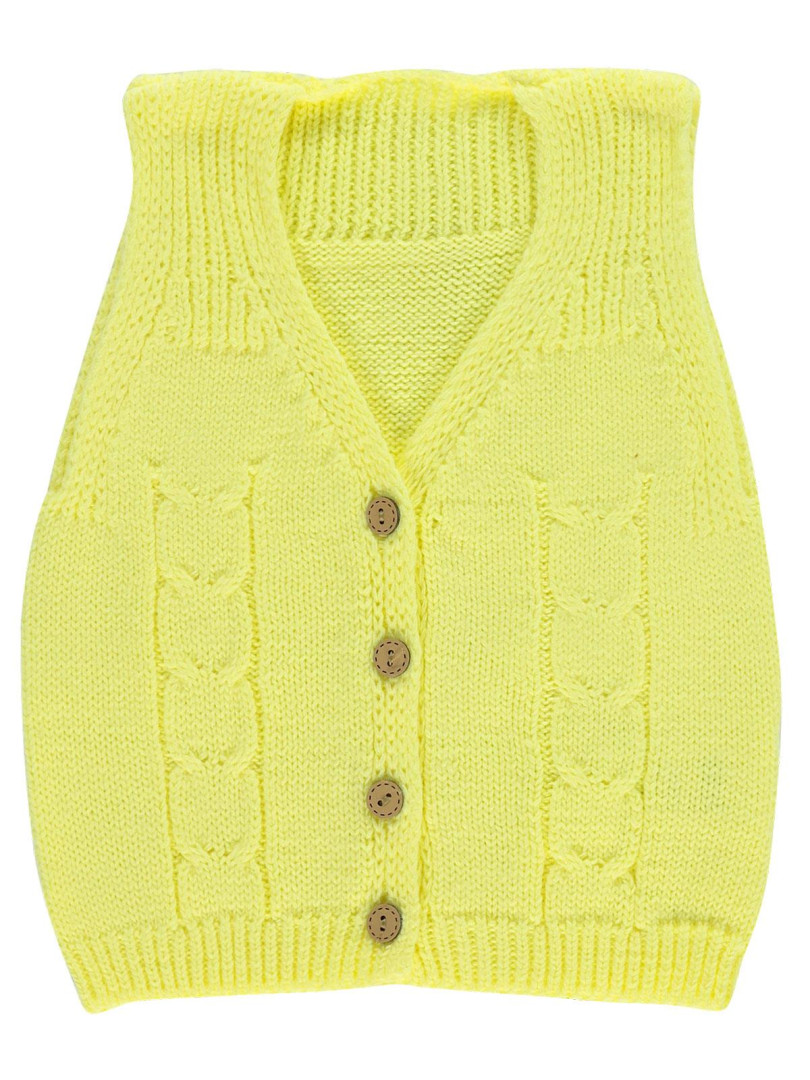 

Жилет Civil Baby 444593010Y21-3 желтый 3-6 мес (доставка из-за рубежа), 444593010Y21