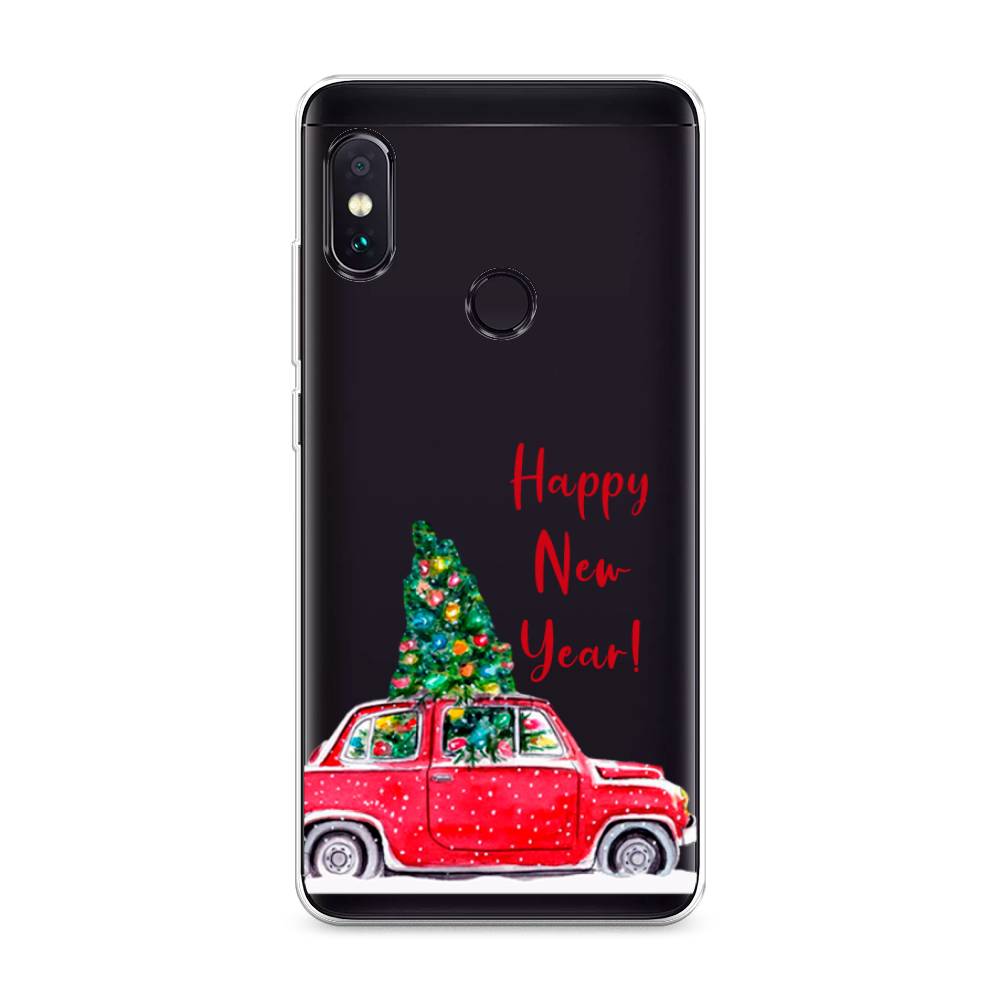 

Чехол на Xiaomi Redmi Note 5/Note 5 Pro "Happy New Year", Красный;зеленый, 32750-5