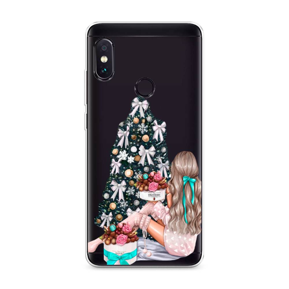 

Чехол на Xiaomi Redmi Note 5/Note 5 Pro "New Year", Зеленый;бежевый;голубой, 32750-5