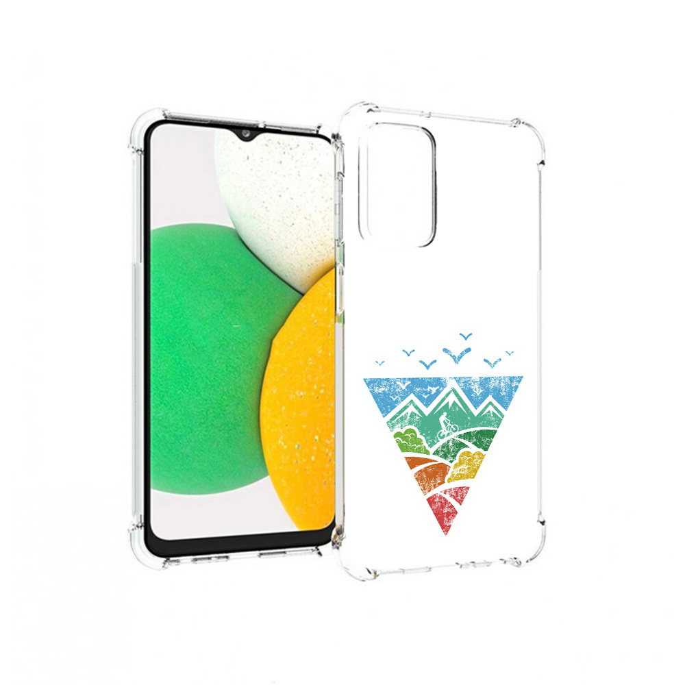 

Чехол MyPads Tocco для Samsung Galaxy A23 Лес земля море чайки, Прозрачный, Tocco