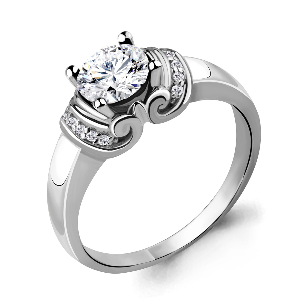 

Кольцо из серебра р. 18,5 AQUAMARINE 63978А_925_р, 63978А_925_р