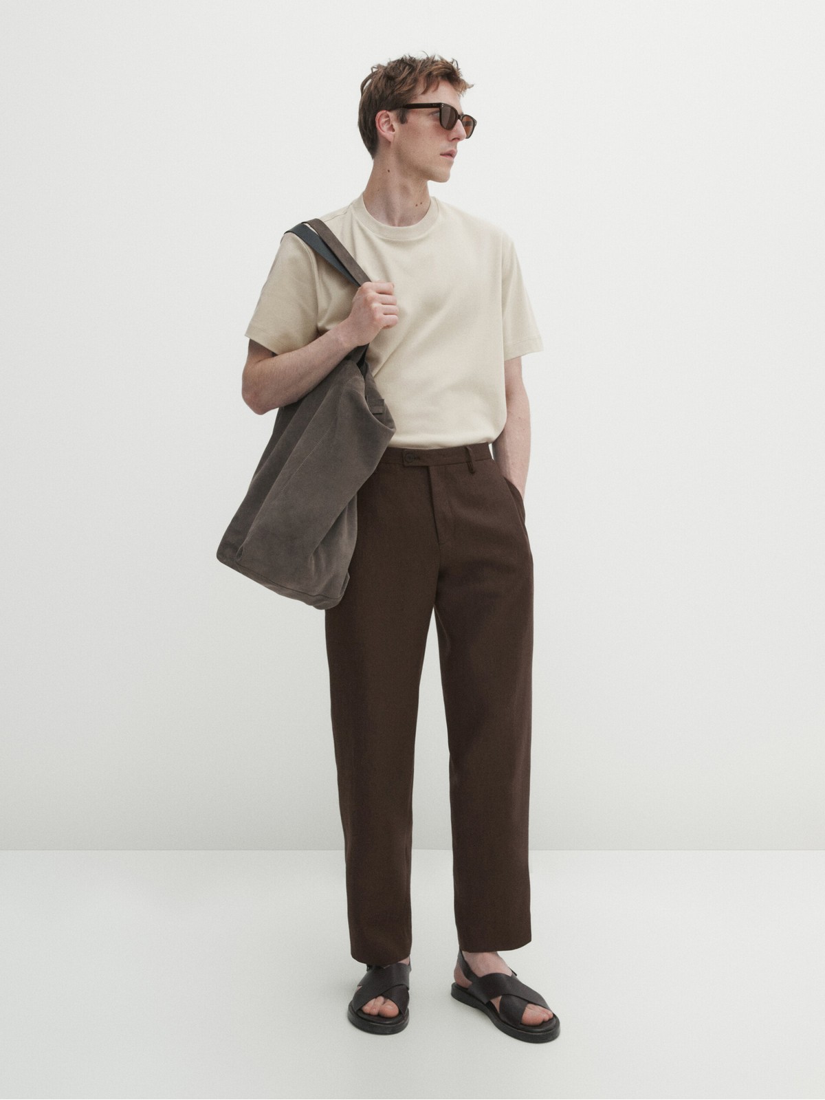 

Футболка мужская Massimo Dutti 1417/275-I2024 зеленая M, Зеленый, 1417/275-I2024