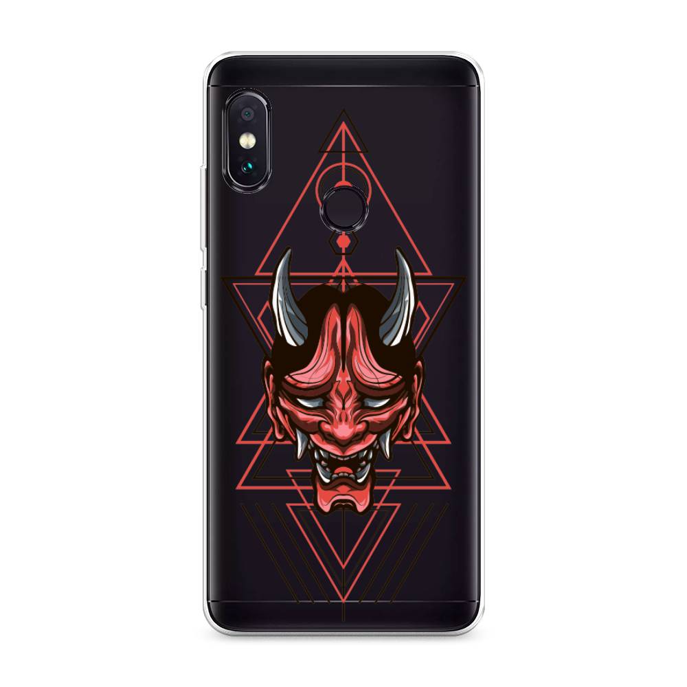

Чехол на Xiaomi Redmi Note 5/Note 5 Pro "Hanya Oni mask", Серый;красный;черный, 32750-4
