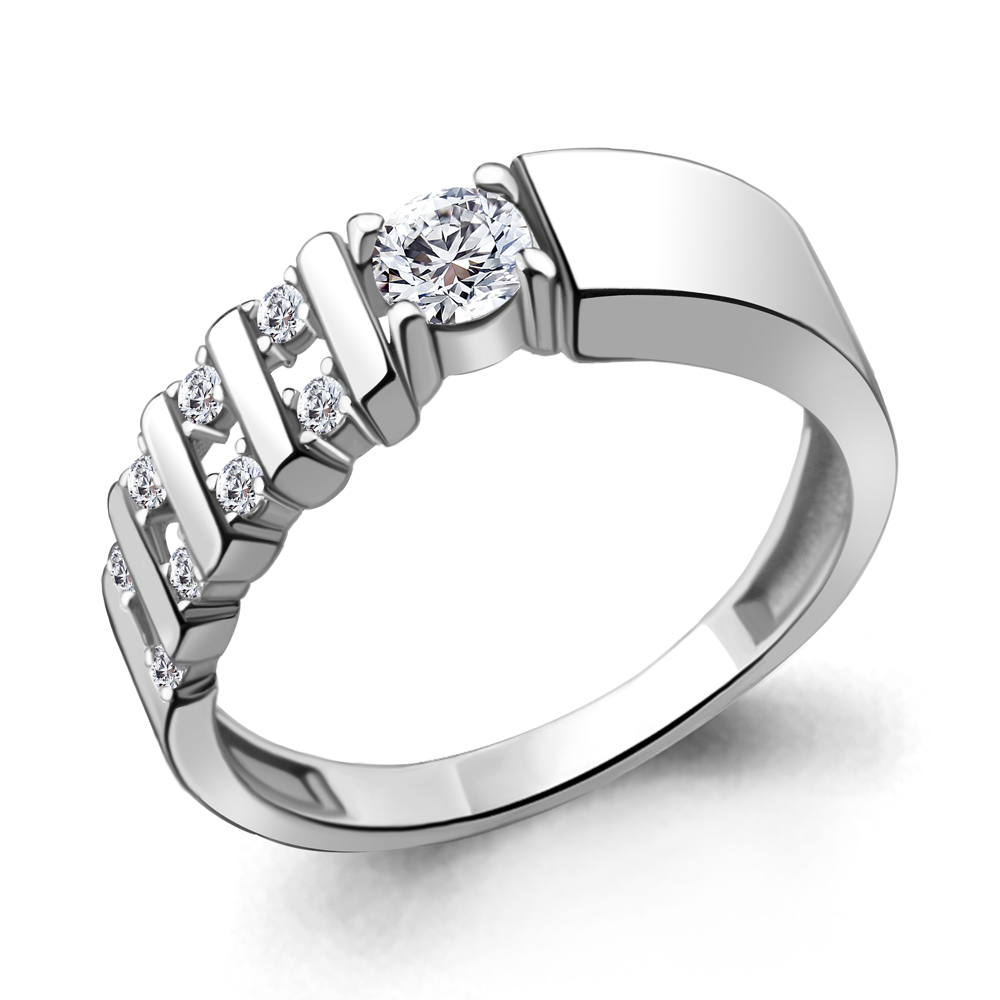 

Кольцо из серебра р. 21 AQUAMARINE 68861А_925_р, 68861А_925_р