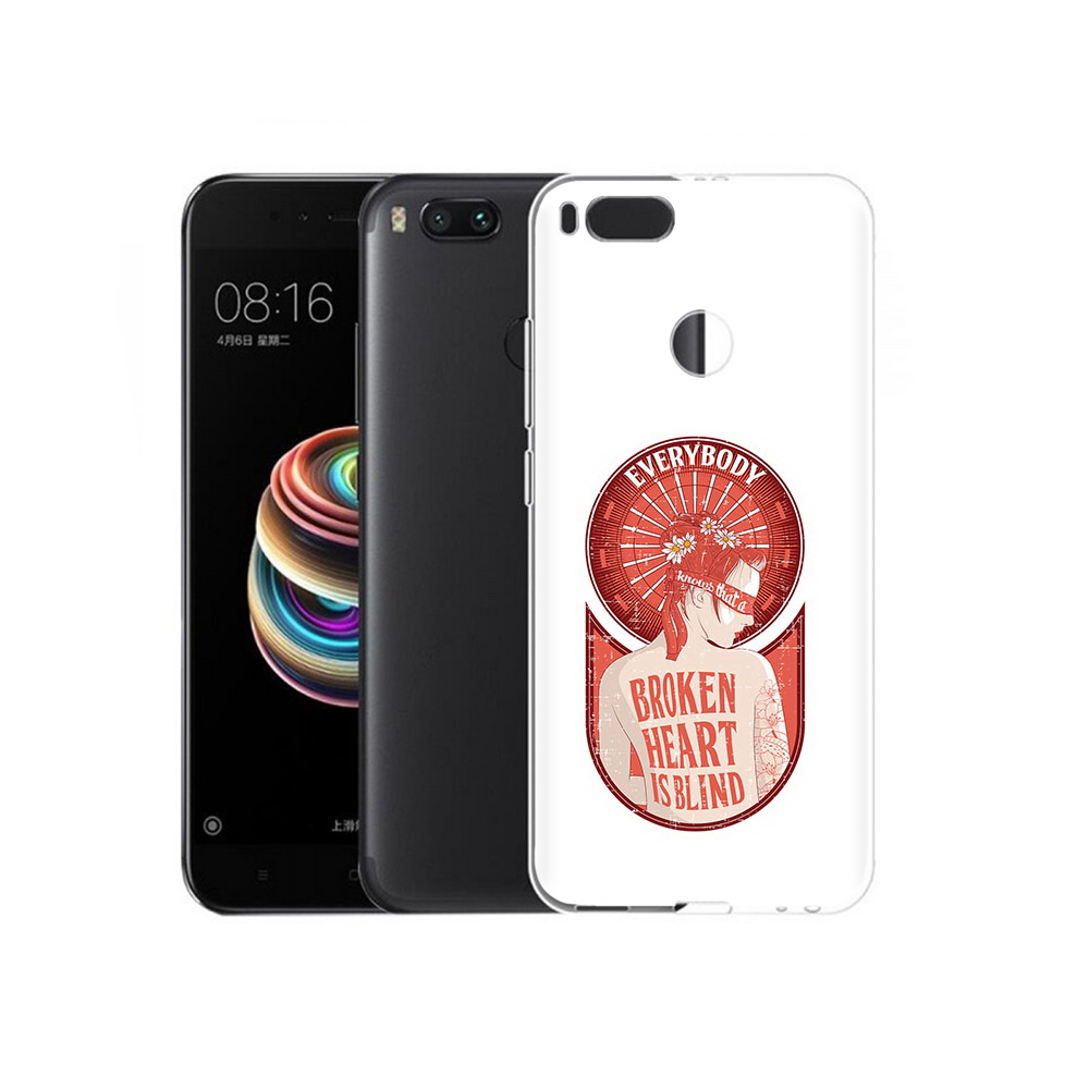 

Чехол MyPads Tocco для Xiaomi Mi 5X девушка разбитое сердце (PT75177.336.310), Прозрачный, Tocco