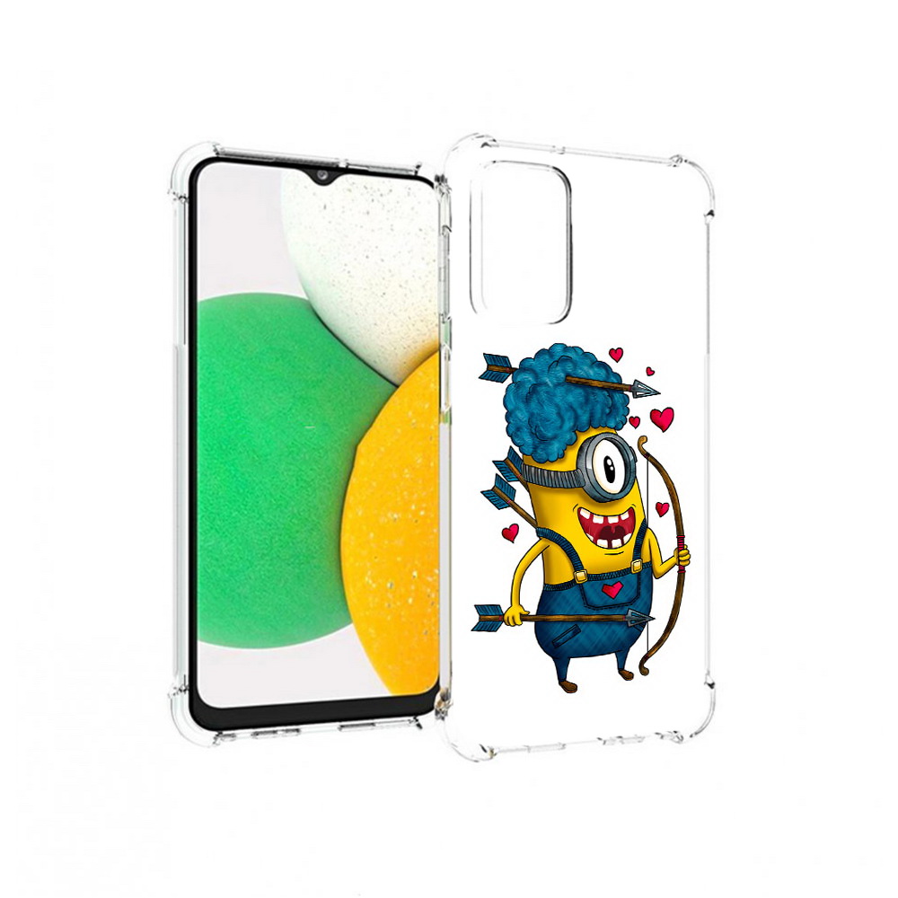 

Чехол MyPads Tocco для Samsung Galaxy A23 Миньон купидон, Прозрачный, Tocco
