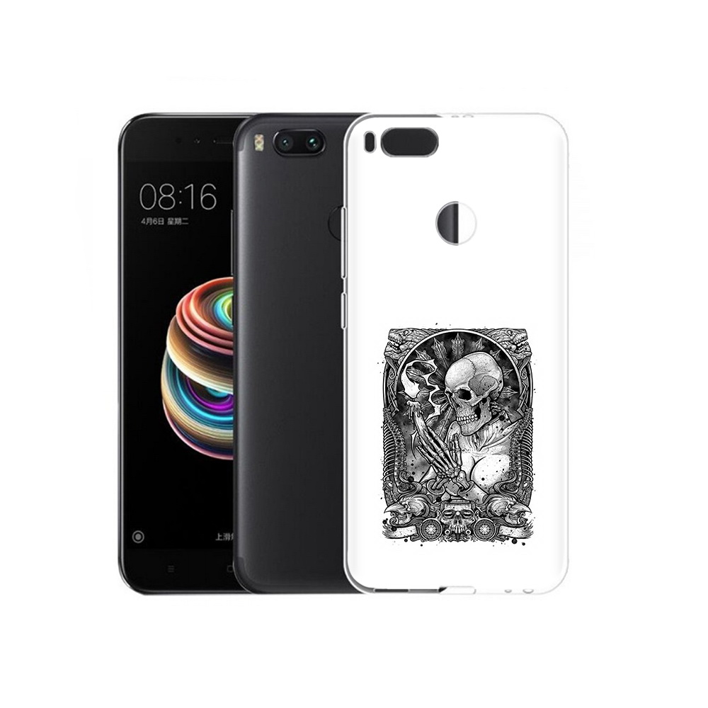 

Чехол MyPads Tocco для Xiaomi Mi 5X девушка скелет (PT75177.336.316), Прозрачный, Tocco