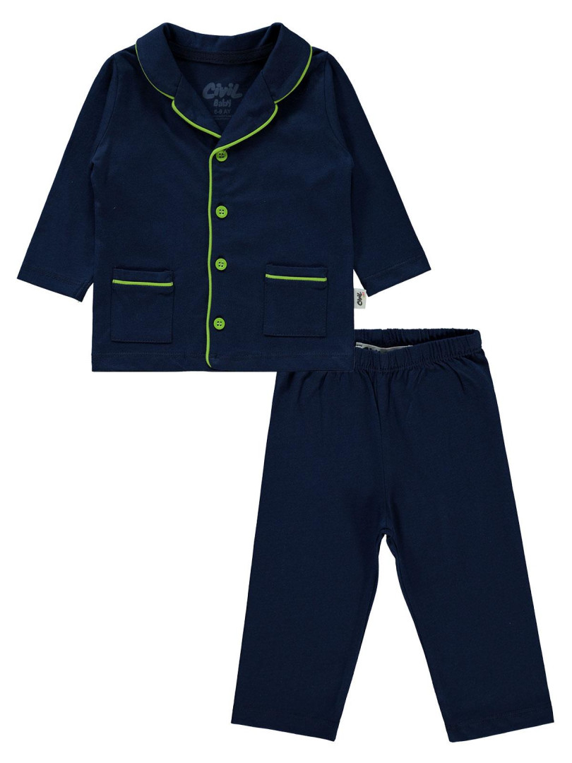 

Пижама Civil Baby 22330D760Y11-2 темно-синий 6-9 мес (доставка из-за рубежа), 22330D760Y11-2