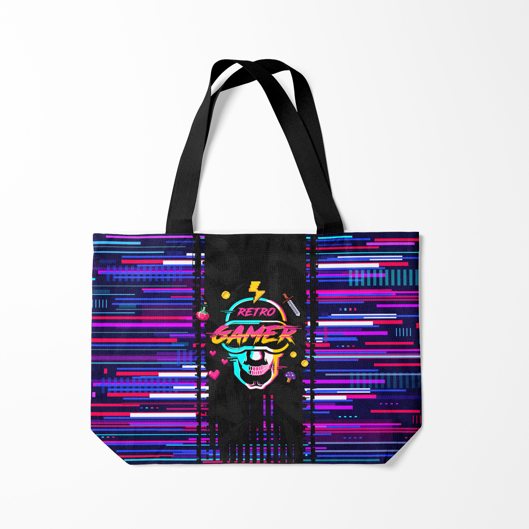 

Сумка шoппер унисекс Burnettie RETROGAMER3D47, черный, RETROGAMER3D47