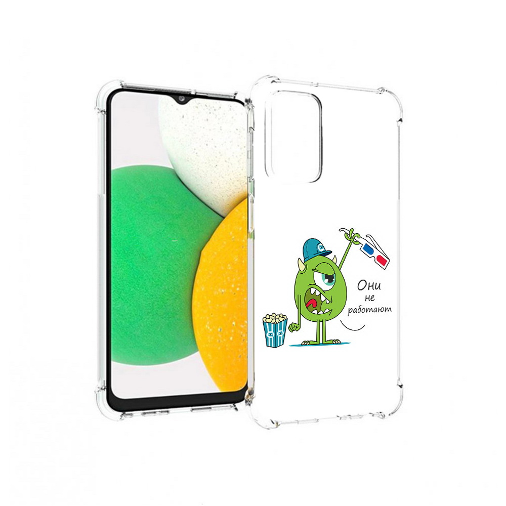 

Чехол MyPads Tocco для Samsung Galaxy A23 Очки не работают, Прозрачный, Tocco