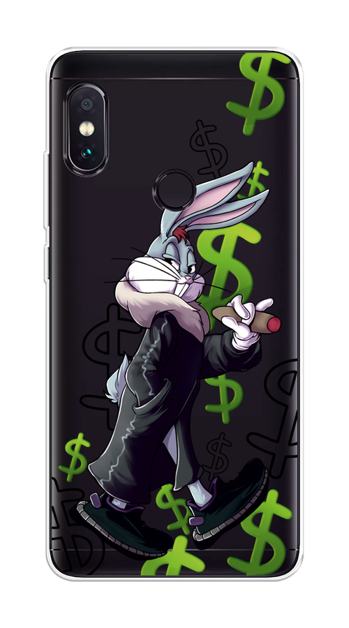 

Чехол на Xiaomi Redmi Note 5/Note 5 Pro "Rich Bugs Bunny", Зеленый;черный;голубой, 32750-6