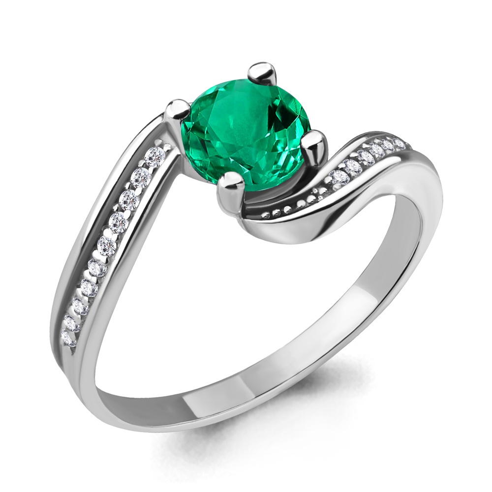 

Кольцо из серебра р.  AQUAMARINE 63998Г_925_р, 63998Г_925_р