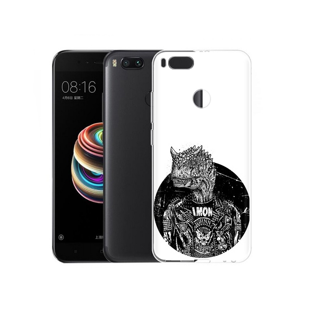 

Чехол MyPads Tocco для Xiaomi Mi 5X динозавр в куртке (PT75177.336.328), Прозрачный, Tocco