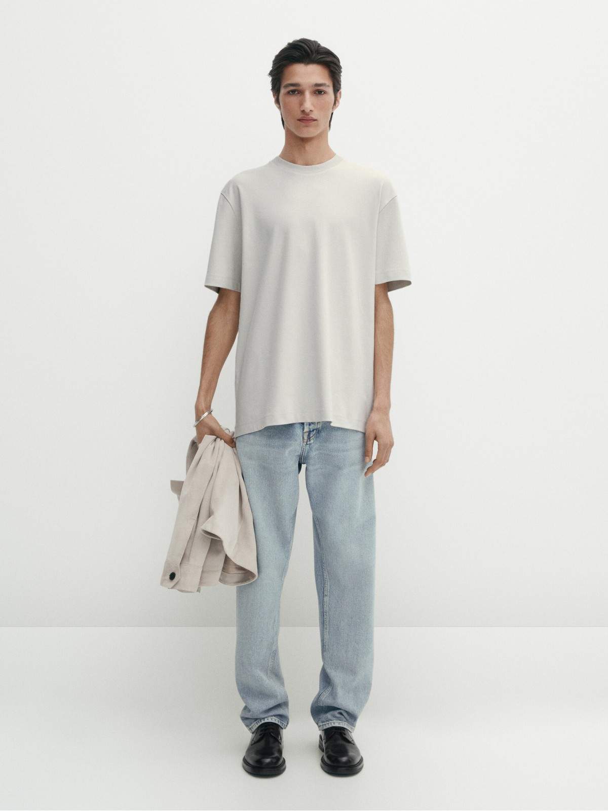 

Футболка мужская Massimo Dutti 1417/275-I2024 белая XL, Белый, 1417/275-I2024