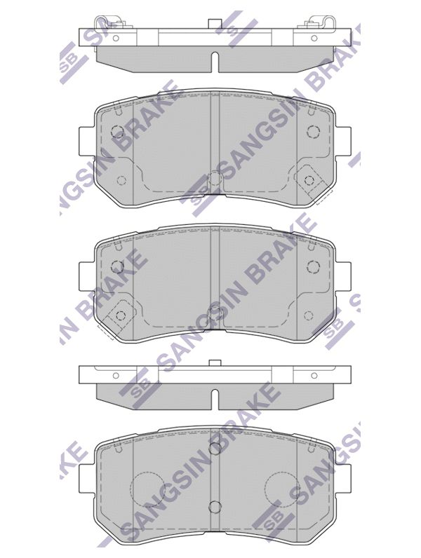 

Колодки дисковые задние \ Hyundai Accent, Kia Rio 1.4i/1.6i 16V/1.5CRDi 05> HI-Q SP1406