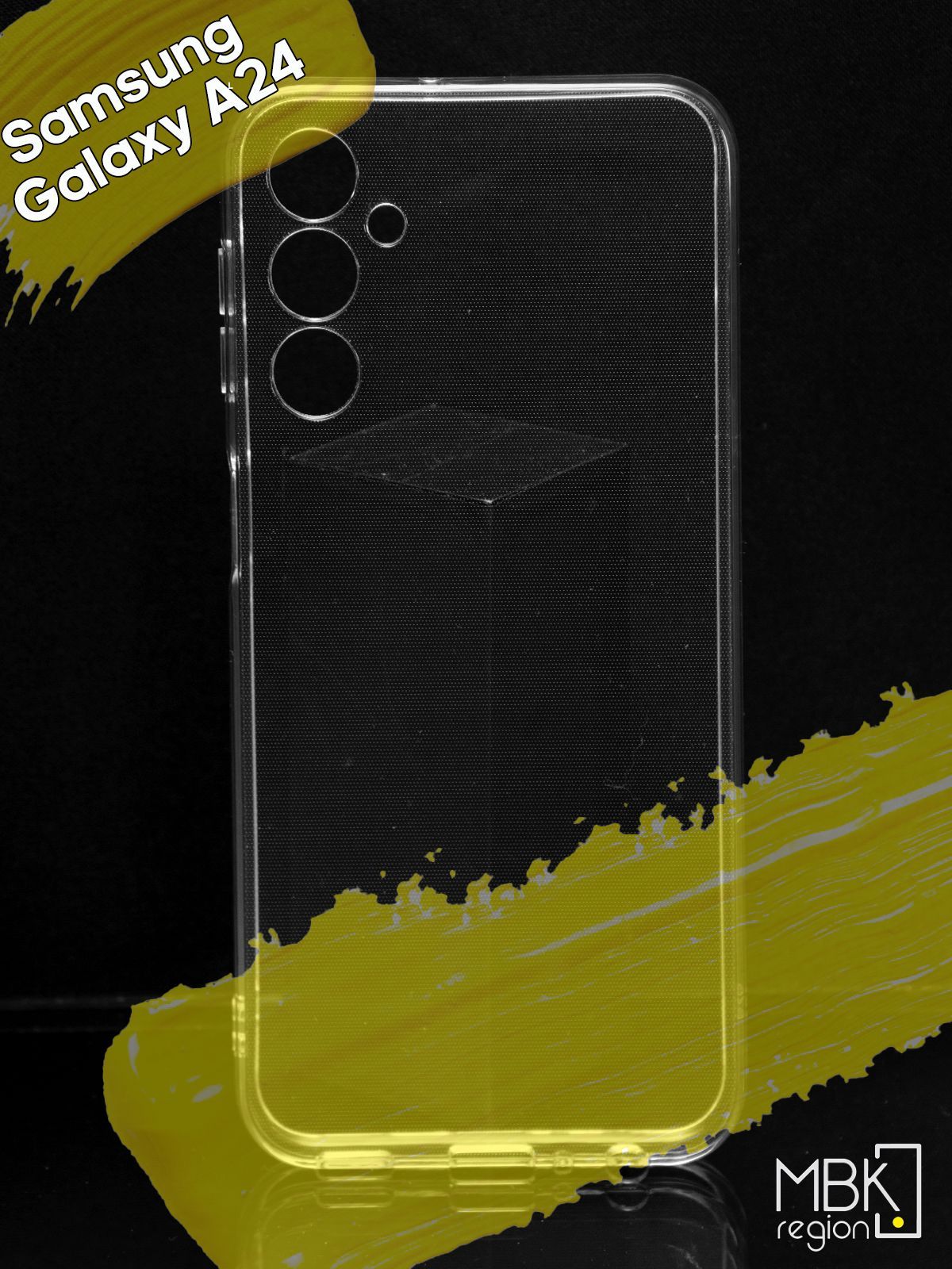 

Чехол для Samsung Galaxy A24, прозрачный, Silicone case