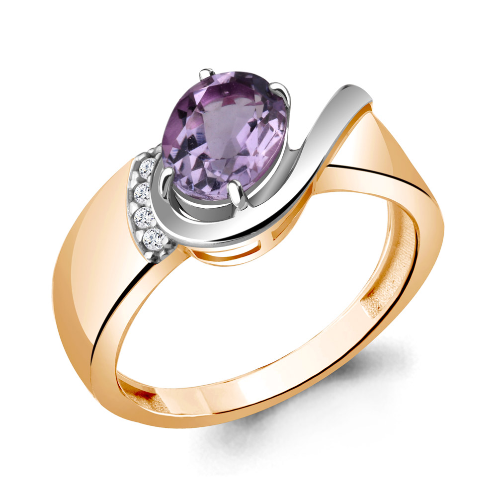 

Кольцо из серебра р.  AQUAMARINE 6932104А_925_з, 6932104А_925_з
