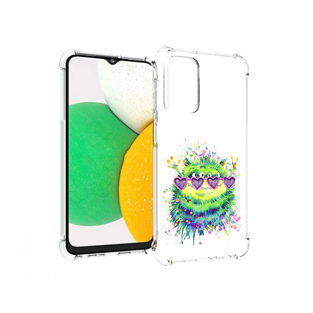 

Чехол MyPads Tocco для Samsung Galaxy A23 Пушистый персонаж, Прозрачный, Tocco