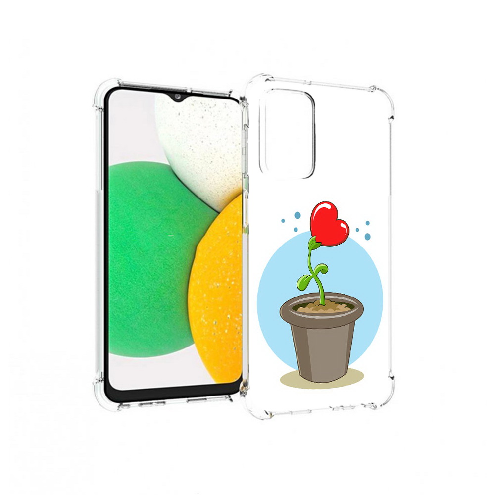

Чехол MyPads Tocco для Samsung Galaxy A23 Растение любви 14 февраля, Прозрачный, Tocco