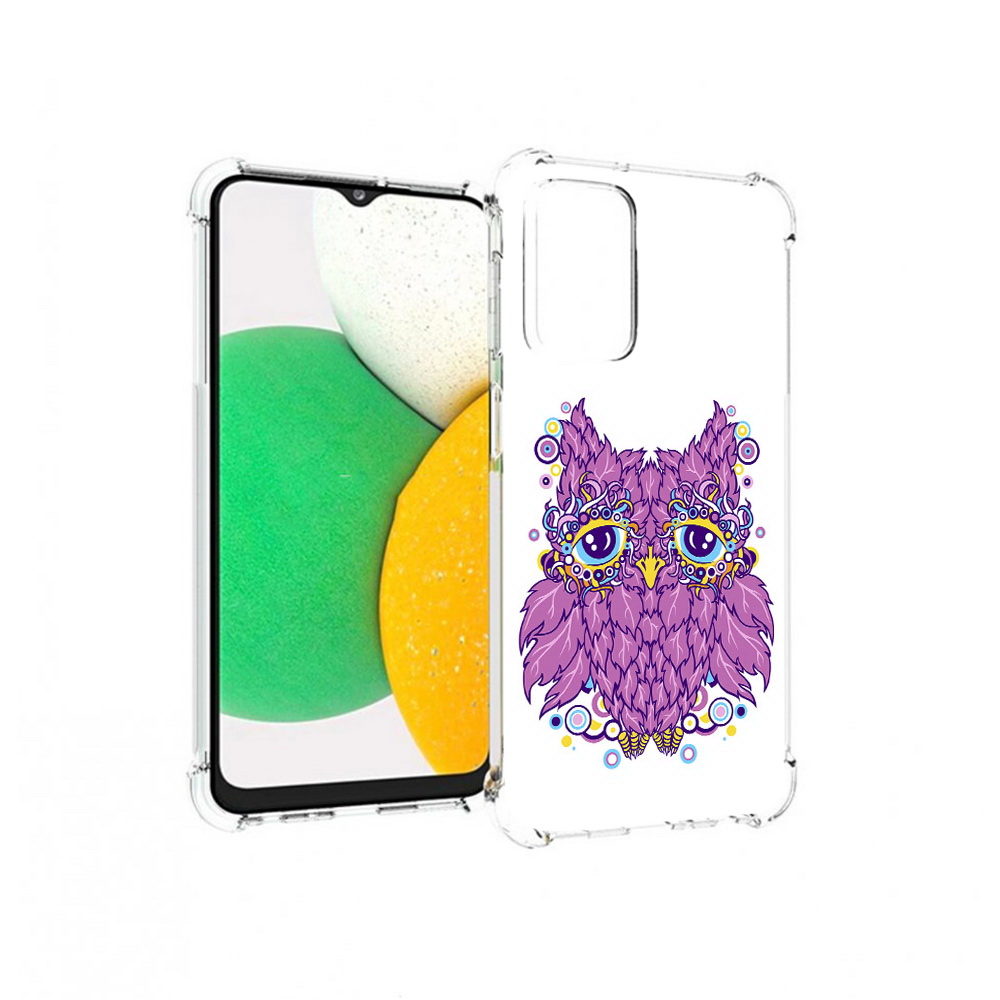 

Чехол MyPads Tocco для Samsung Galaxy A23 Розовая сова, Прозрачный, Tocco