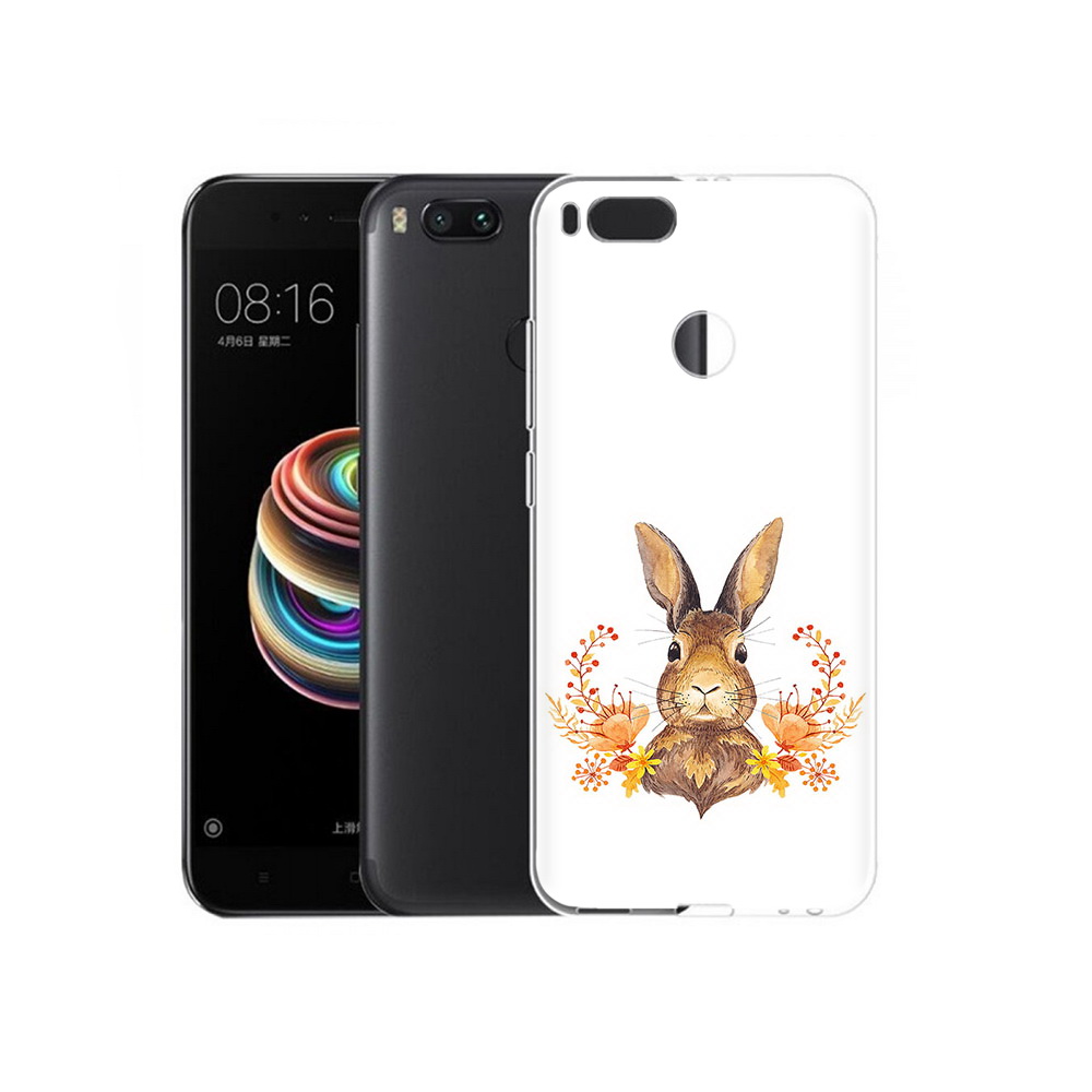 

Чехол MyPads Tocco для Xiaomi Mi 5X зайка в цветах (PT75177.336.349), Прозрачный, Tocco