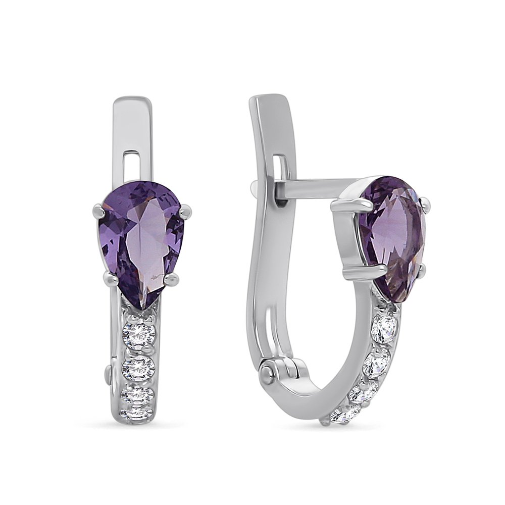

Серьги из серебра с фианитом 585Gold 902000492, 902000492