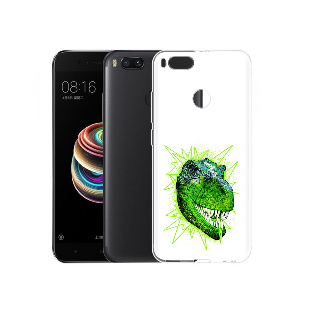 

Чехол MyPads Tocco для Xiaomi Mi 5X зеленый динозавр (PT75177.336.358), Прозрачный, Tocco