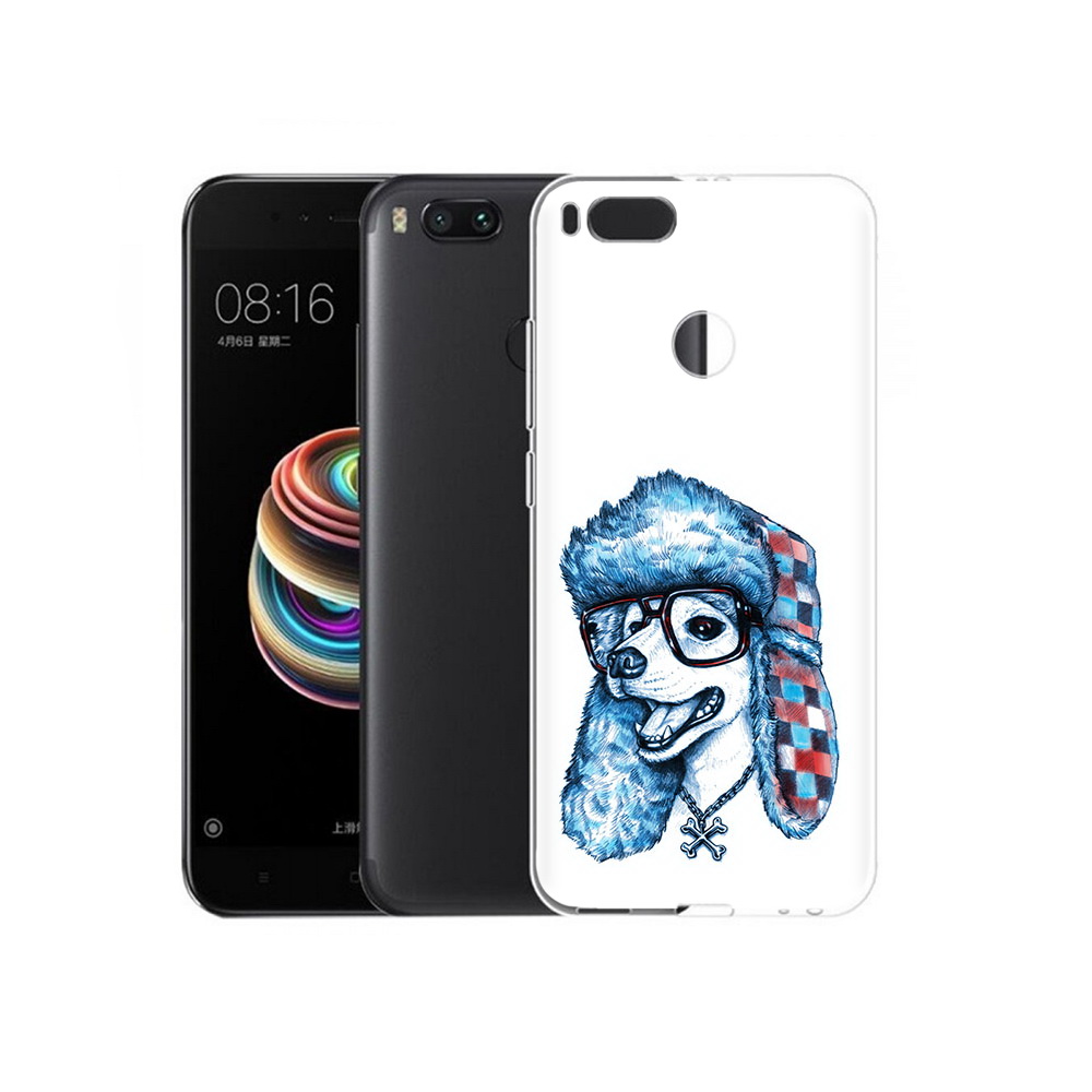 

Чехол MyPads Tocco для Xiaomi Mi 5X зимний пес (PT75177.336.362), Прозрачный, Tocco