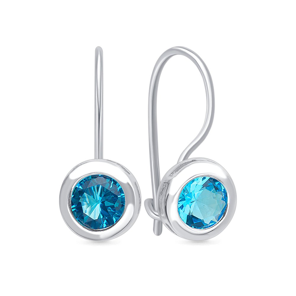 

Серьги из серебра с фианитом 585Gold 902000471, 902000471
