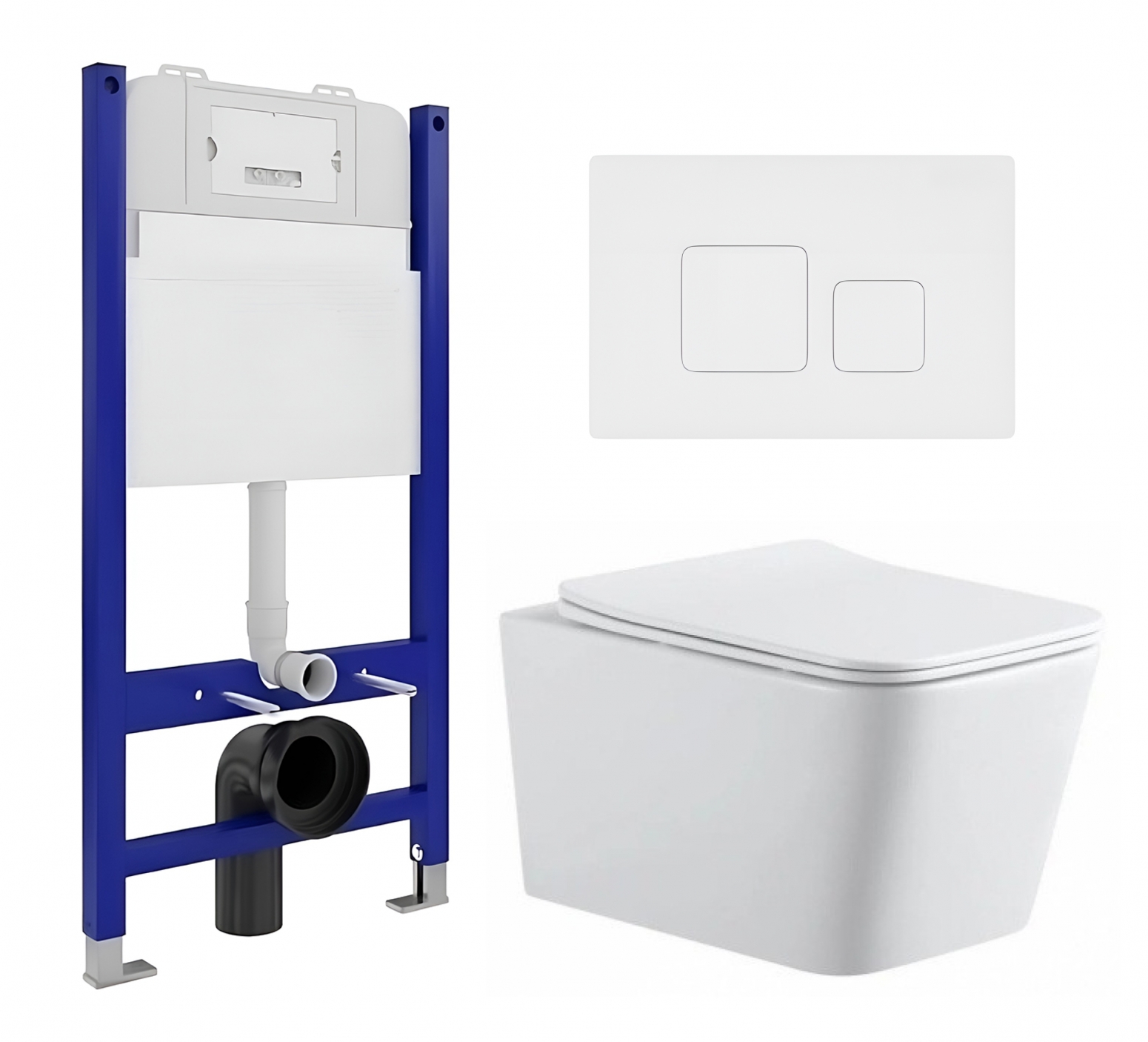 

Комплект: инсталляция Enio Tecnico + унитаз BALTI + кнопка белая матовая, 550406