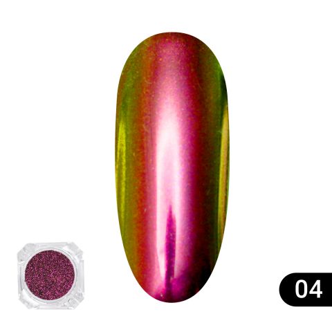 

Втирка для ногтей Global Fashion, Chameleon powder Fine 04