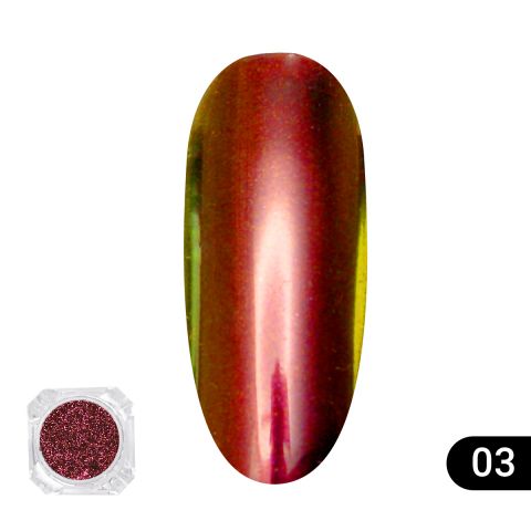 

Втирка для ногтей Global Fashion, Chameleon powder Fine 03