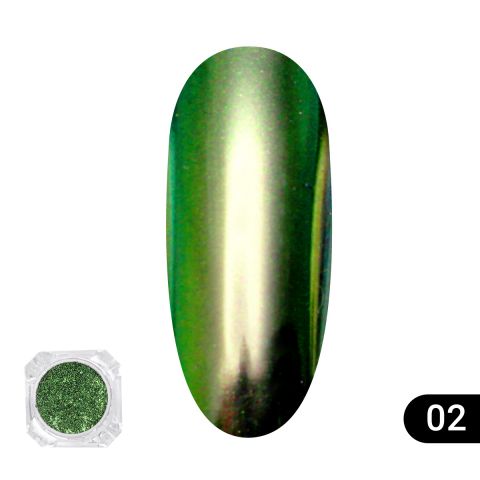 

Втирка для ногтей Global Fashion, Chameleon powder Fine 02