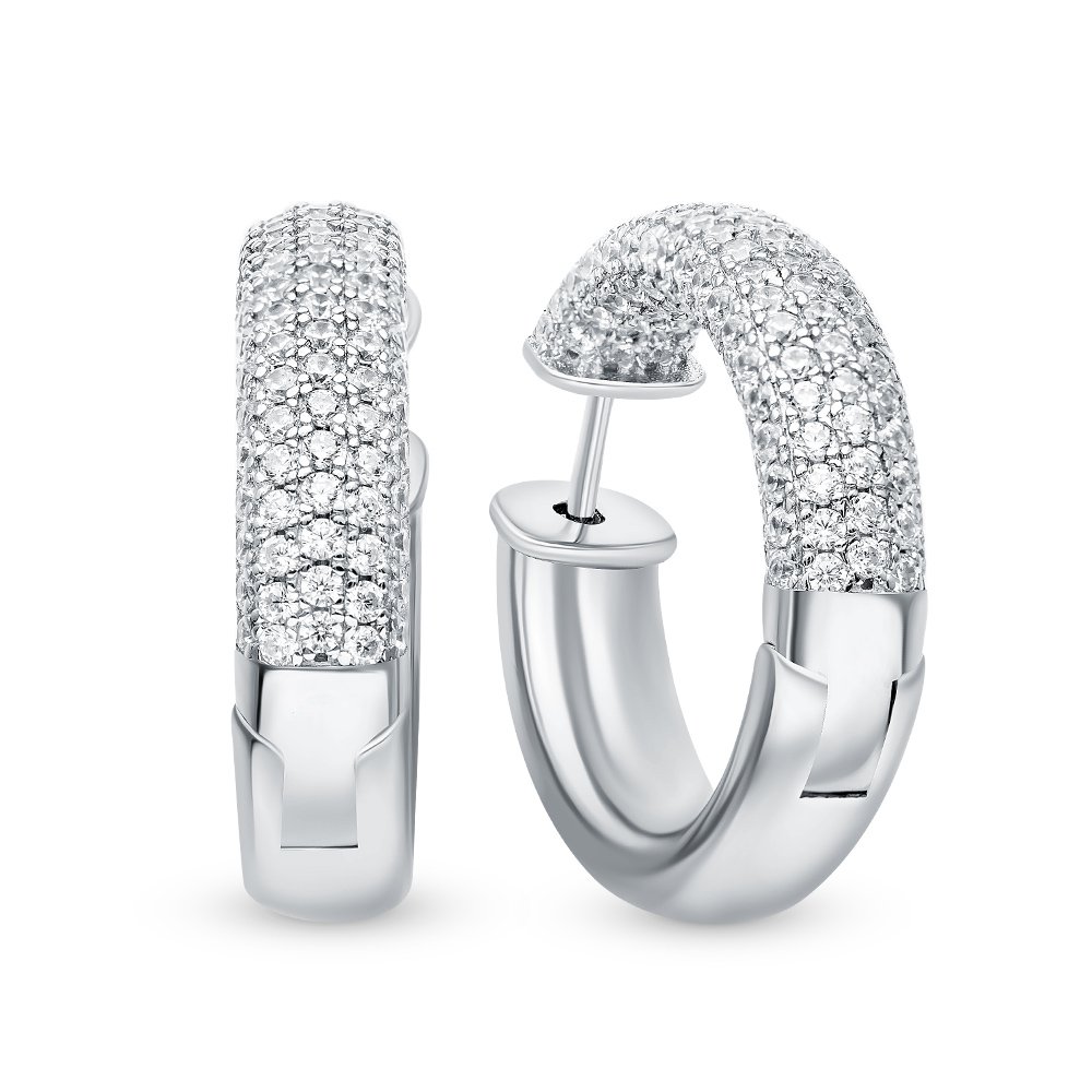 

Серьги из серебра с фианитом 585Gold 702007513, 702007513