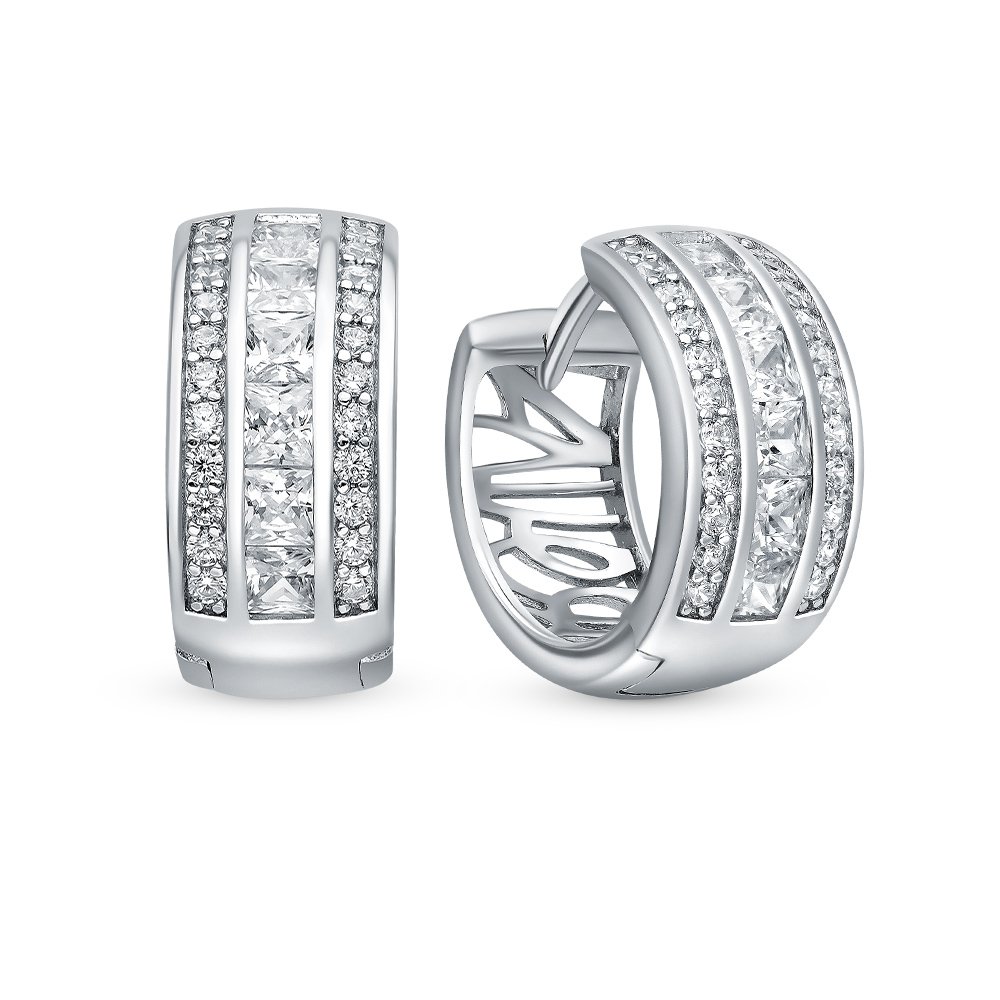

Серьги из серебра с фианитом 585Gold 702007546, 702007546