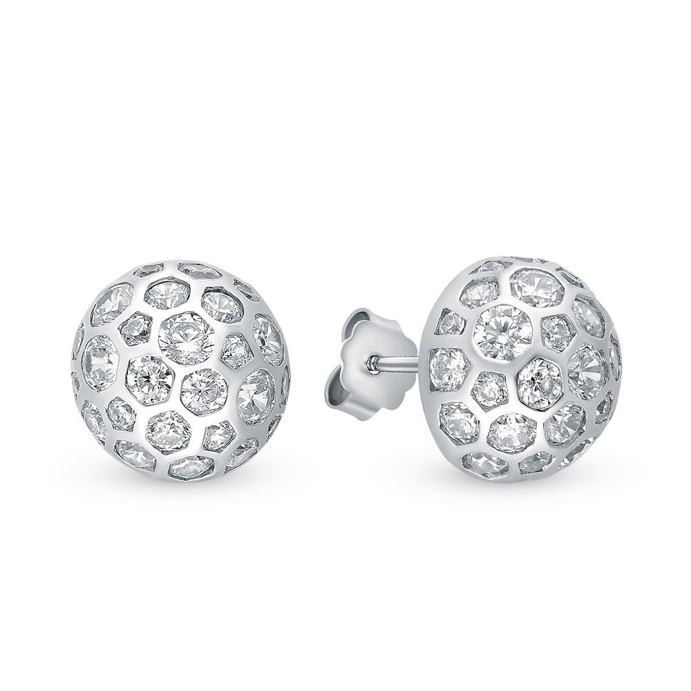 

Серьги из серебра с фианитом 585Gold 702007625, 702007625