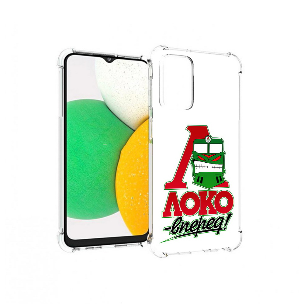 

Чехол MyPads Tocco для Samsung Galaxy A23 ФК локо вперед, Прозрачный, Tocco