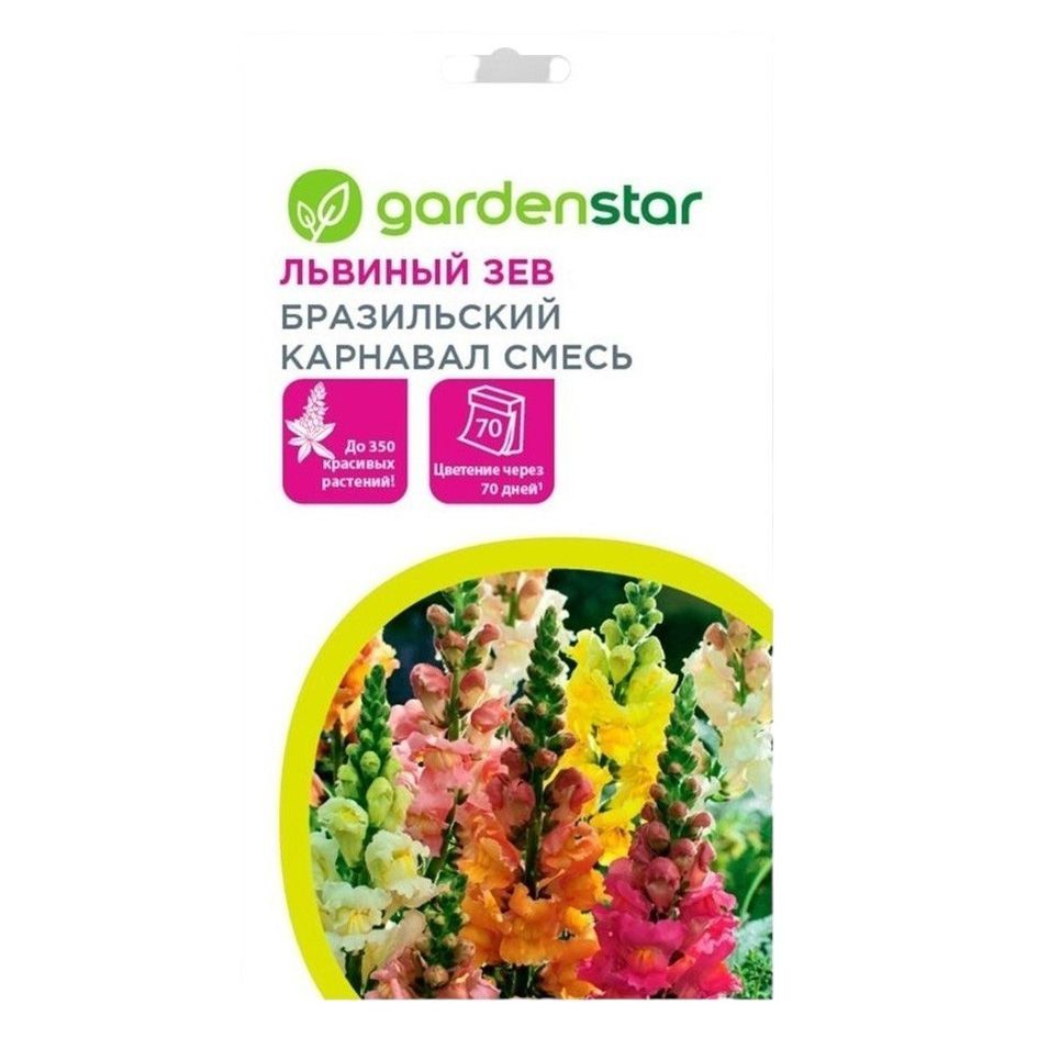 

Семена Львиный зев Бразильский карнавал Garden Star 0,1 г